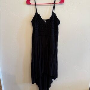 No Boundaries Black High Low Dress